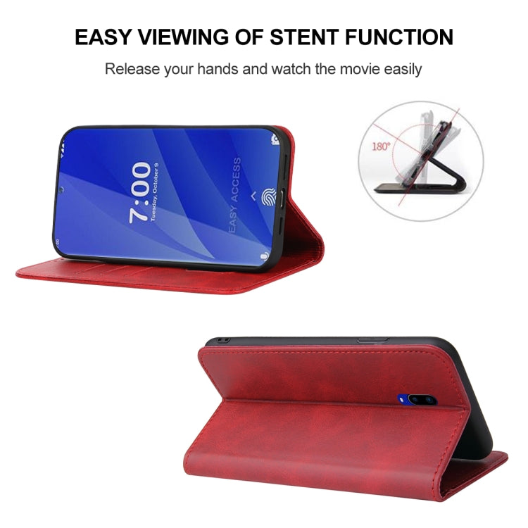For OPPO R19 Magnetic Closure Leather Phone Case