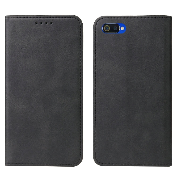 For Realme C2 Magnetic Closure Leather Phone Case
