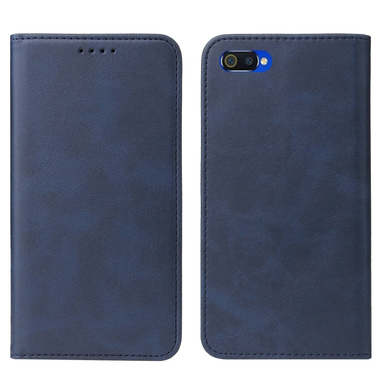 For Realme C2 Magnetic Closure Leather Phone Case
