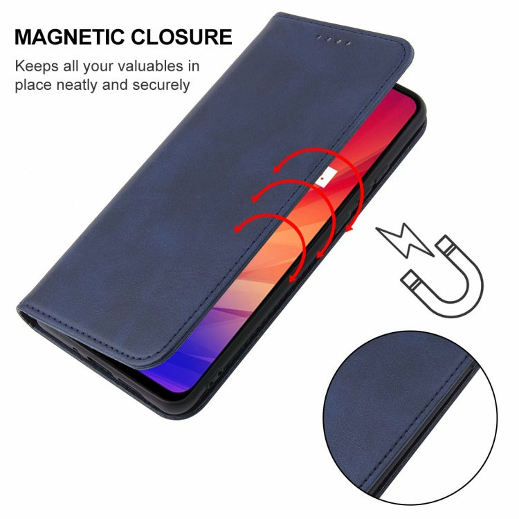 For Realme C3 Magnetic Closure Leather Phone Case