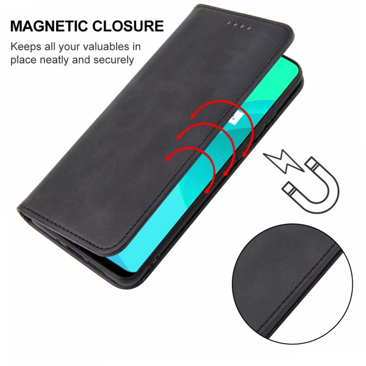 For Realme C21 Magnetic Closure Leather Phone Case