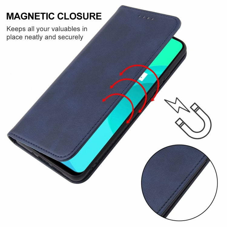 For Realme C21 Magnetic Closure Leather Phone Case