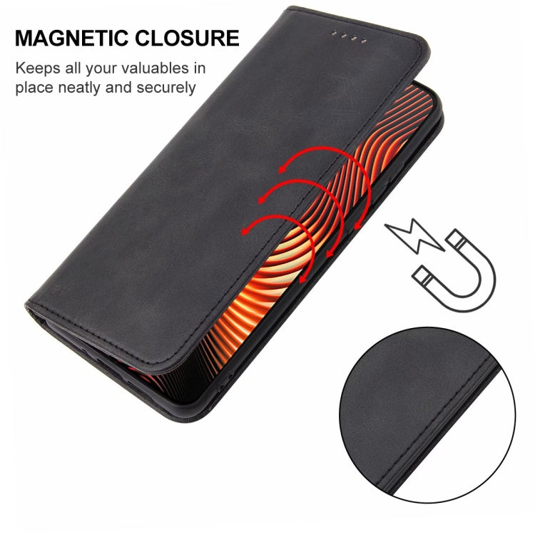 For Realme Narzo Magnetic Closure Leather Phone Case