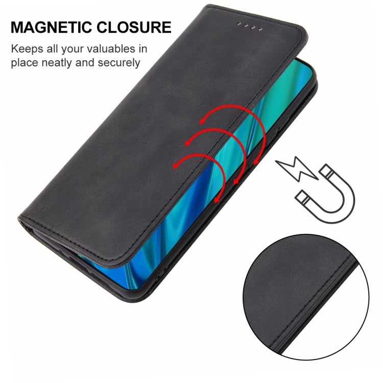 For Realme Q Magnetic Closure Leather Phone Case