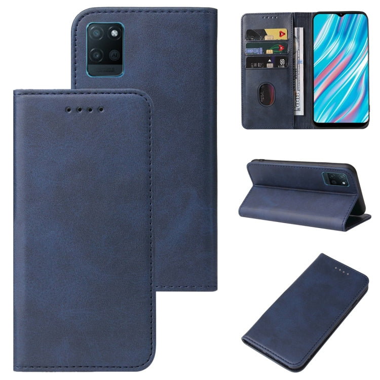 For Realme V11 5G Magnetic Closure Leather Phone Case
