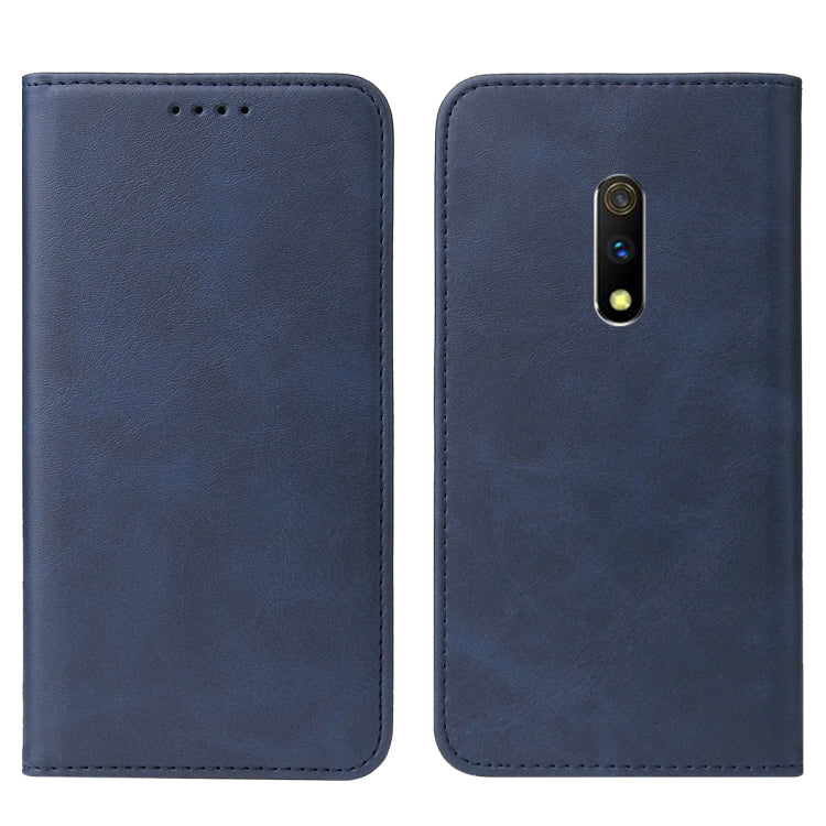 For Realme X Magnetic Closure Leather Phone Case