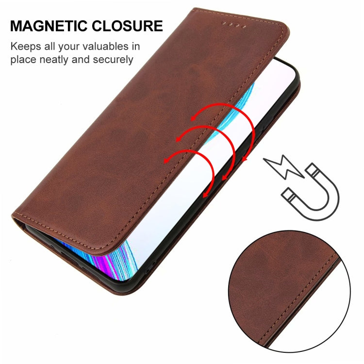 For Realme X Magnetic Closure Leather Phone Case