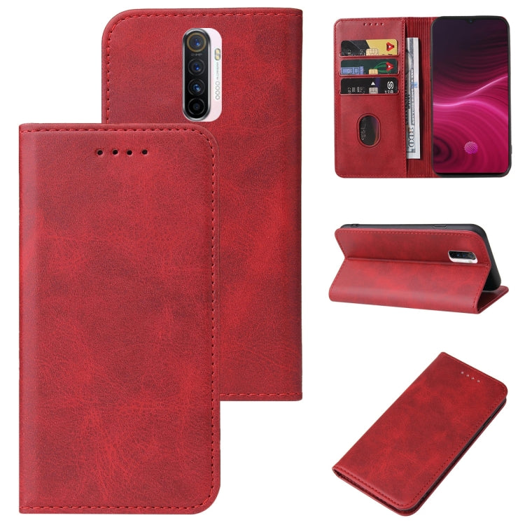 For Realme X2 Pro Magnetic Closure Leather Phone Case