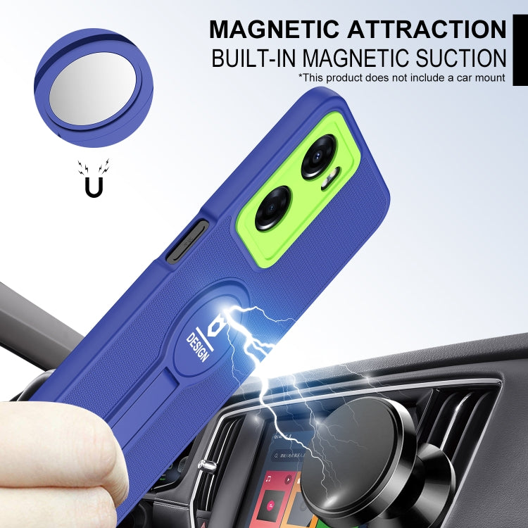 For OPPO A57 4G Small Tail Holder TPU+PC Phone Case