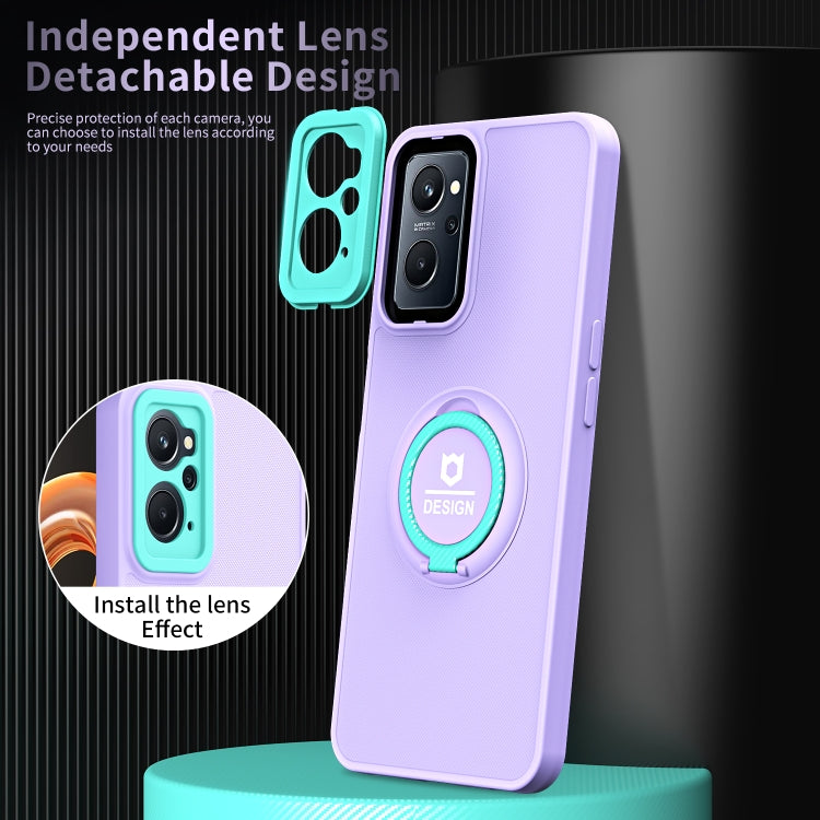 For OPPO A36/A76 4G/A96 4G/Realme 9i Eagle Eye Ring Holder Phone Case