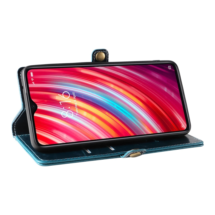 For Xiaomi Redmi Note 8 Pro GQUTROBE RFID Blocking Oil Wax Leather Phone Case