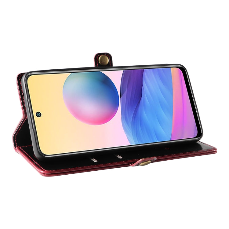 For Xiaomi Redmi Note 10 5G GQUTROBE RFID Blocking Oil Wax Leather Phone Case