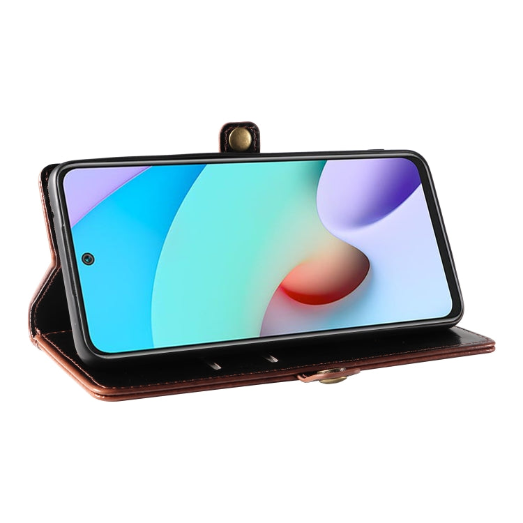 For Xiaomi Redmi 10 GQUTROBE RFID Blocking Oil Wax Leather Phone Case