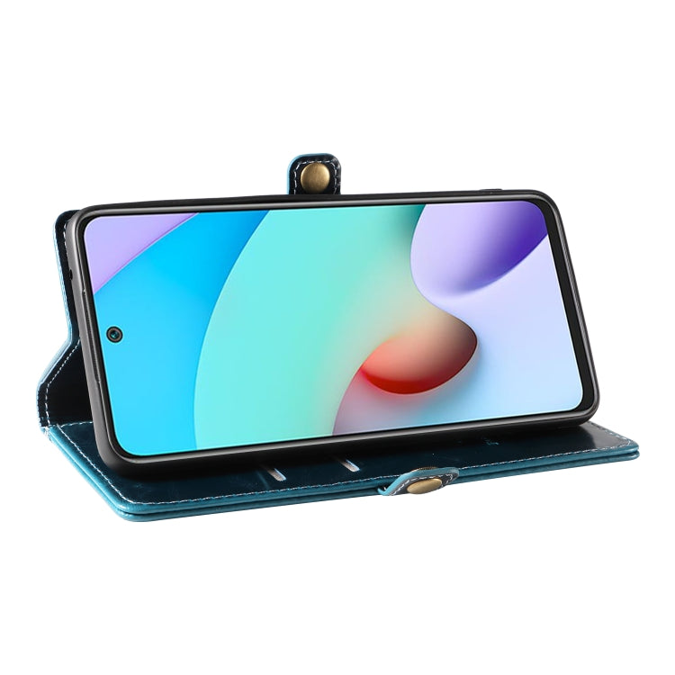 For Xiaomi Redmi 10 GQUTROBE RFID Blocking Oil Wax Leather Phone Case