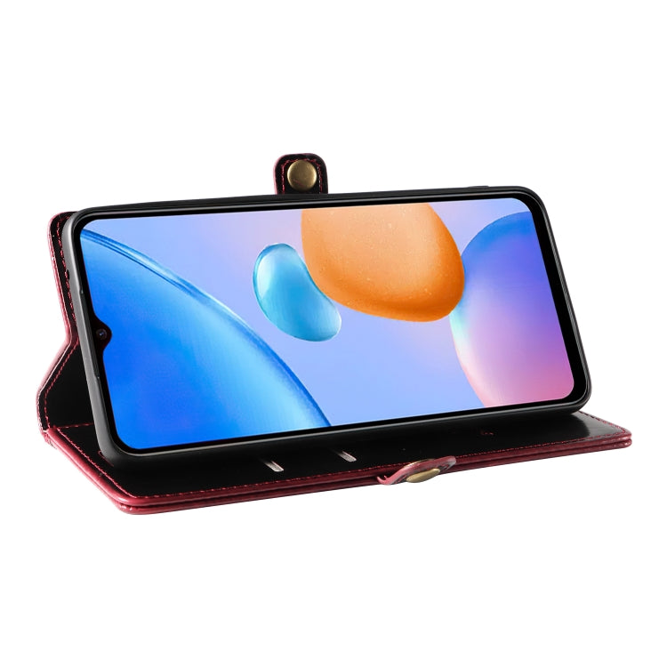 For Xiaomi Redmi 10 5G GQUTROBE RFID Blocking Oil Wax Leather Phone Case