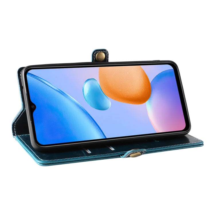 For Xiaomi Redmi 10 5G GQUTROBE RFID Blocking Oil Wax Leather Phone Case