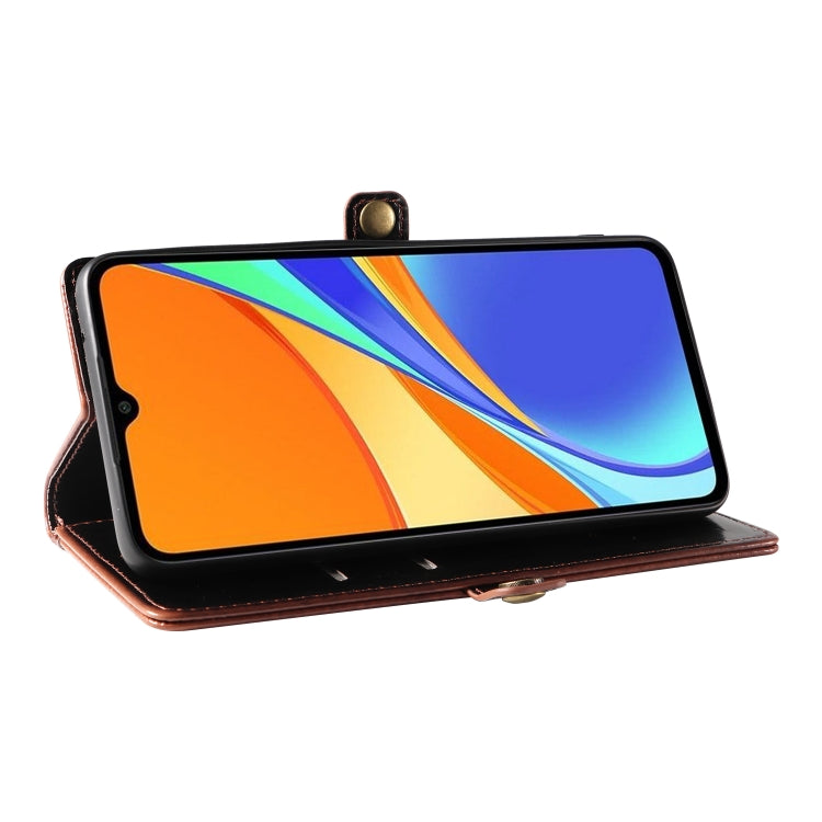 For Xiaomi Redmi 10A / 9C GQUTROBE RFID Blocking Oil Wax Leather Phone Case