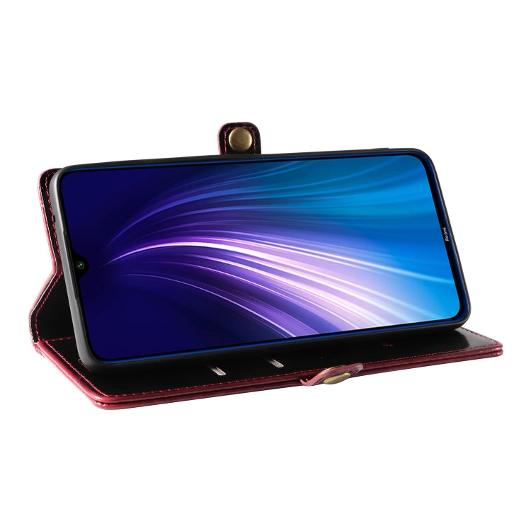 For Xiaomi Redmi Note 8T GQUTROBE RFID Blocking Oil Wax Leather Phone Case