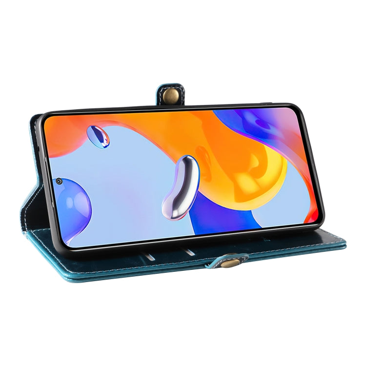 For Xiaomi Redmi Note 11 Pro 4G GQUTROBE RFID Blocking Oil Wax Leather Phone Case