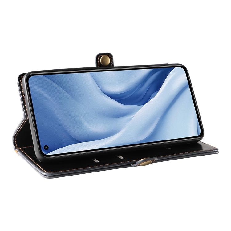 For Xiaomi Mi 11 Lite GQUTROBE RFID Blocking Oil Wax Leather Phone Case