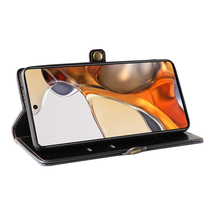 For Xiaomi 11T GQUTROBE RFID Blocking Oil Wax Leather Phone Case