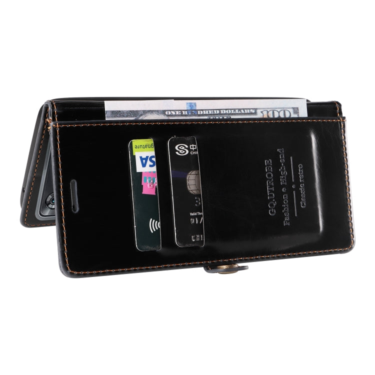 For Xiaomi Poco X4 Pro 5G GQUTROBE RFID Blocking Oil Wax Leather Phone Case