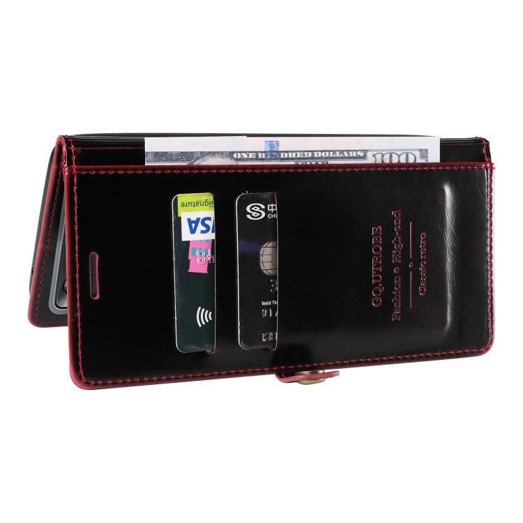 For Xiaomi Poco X4 Pro 5G GQUTROBE RFID Blocking Oil Wax Leather Phone Case