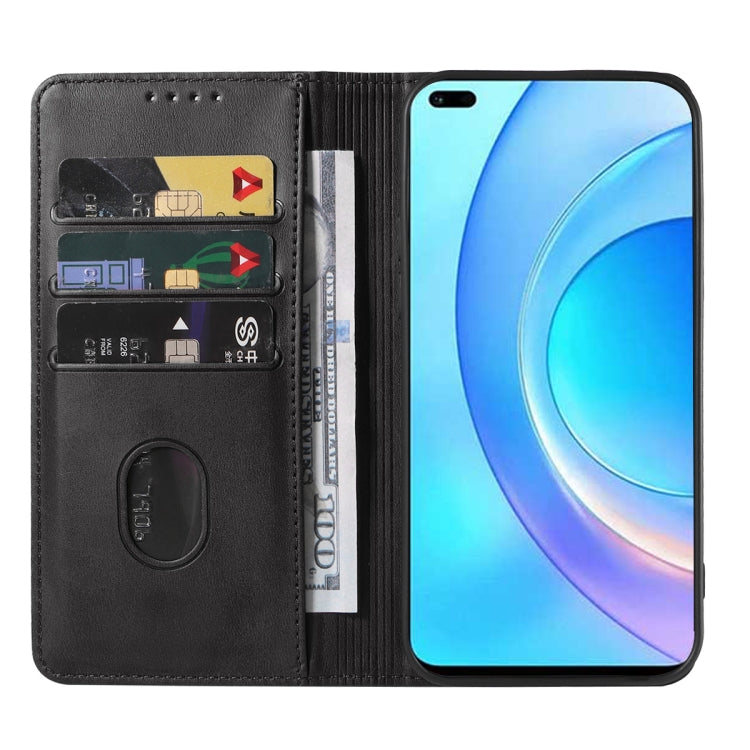 For Honor 50 Lite Magnetic Closure Leather Phone Case