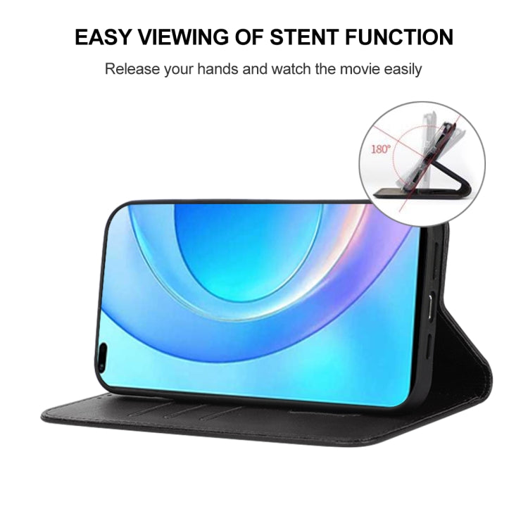 For Honor 50 Lite Magnetic Closure Leather Phone Case