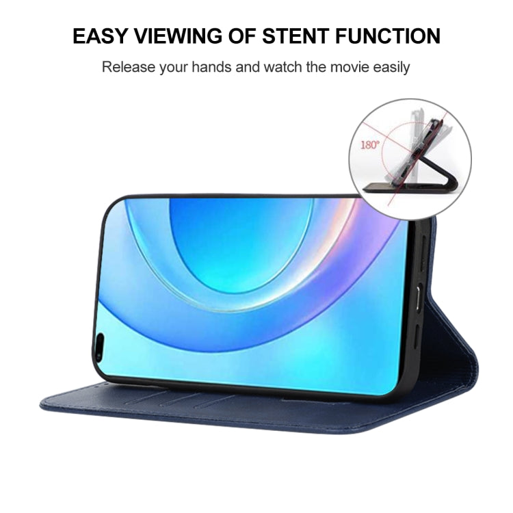 For Honor 50 Lite Magnetic Closure Leather Phone Case