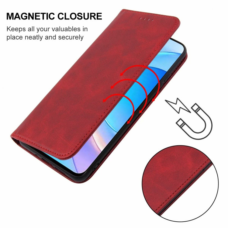 For Honor 50 Lite Magnetic Closure Leather Phone Case