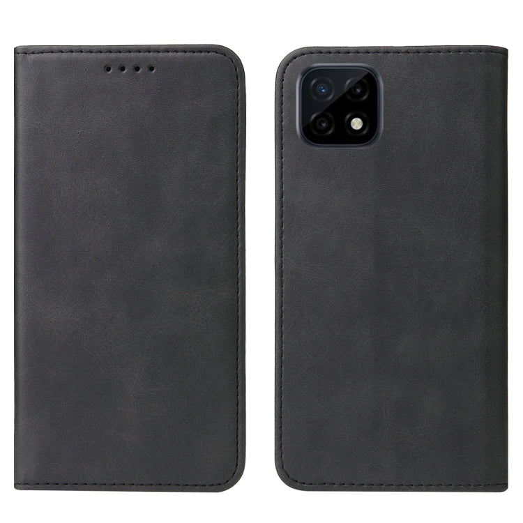 For Realme C21Y Magnetic Closure Leather Phone Case