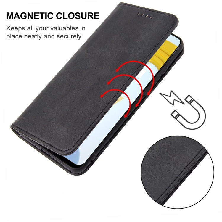 For Realme C21Y Magnetic Closure Leather Phone Case