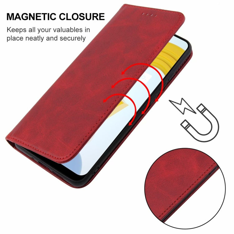 For Realme C21Y Magnetic Closure Leather Phone Case