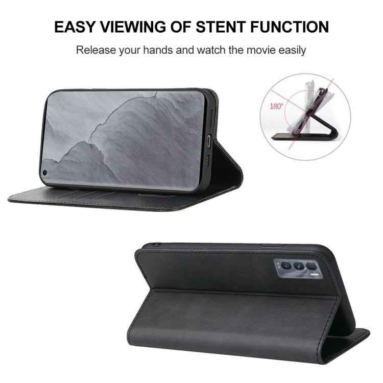 For Realme GT Master Magnetic Closure Leather Phone Case