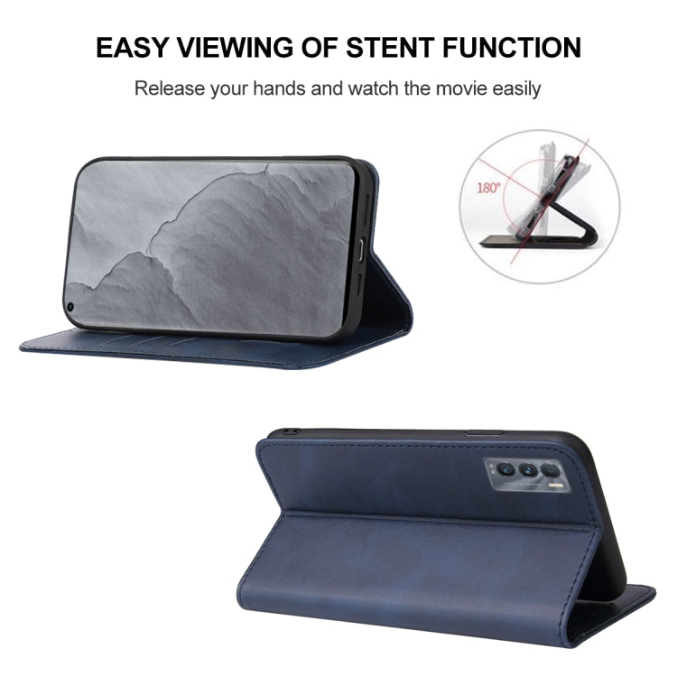 For Realme GT Master Magnetic Closure Leather Phone Case