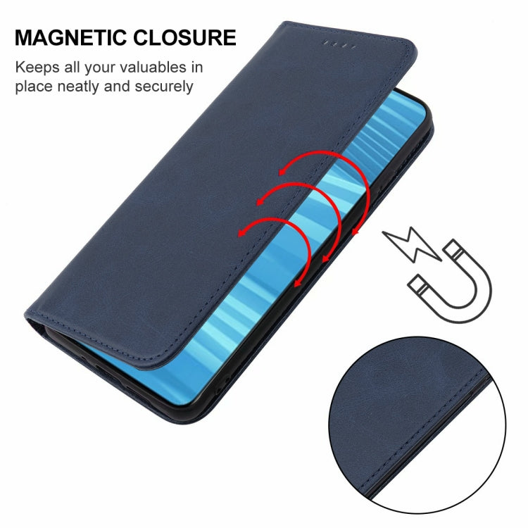 For Realme GT2 Magnetic Closure Leather Phone Case