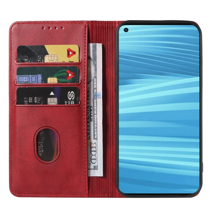 For Realme GT2 Magnetic Closure Leather Phone Case