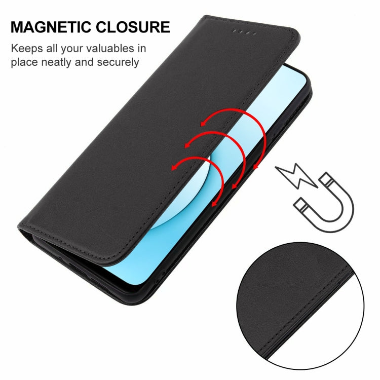 For Realme X50 5G Magnetic Closure Leather Phone Case