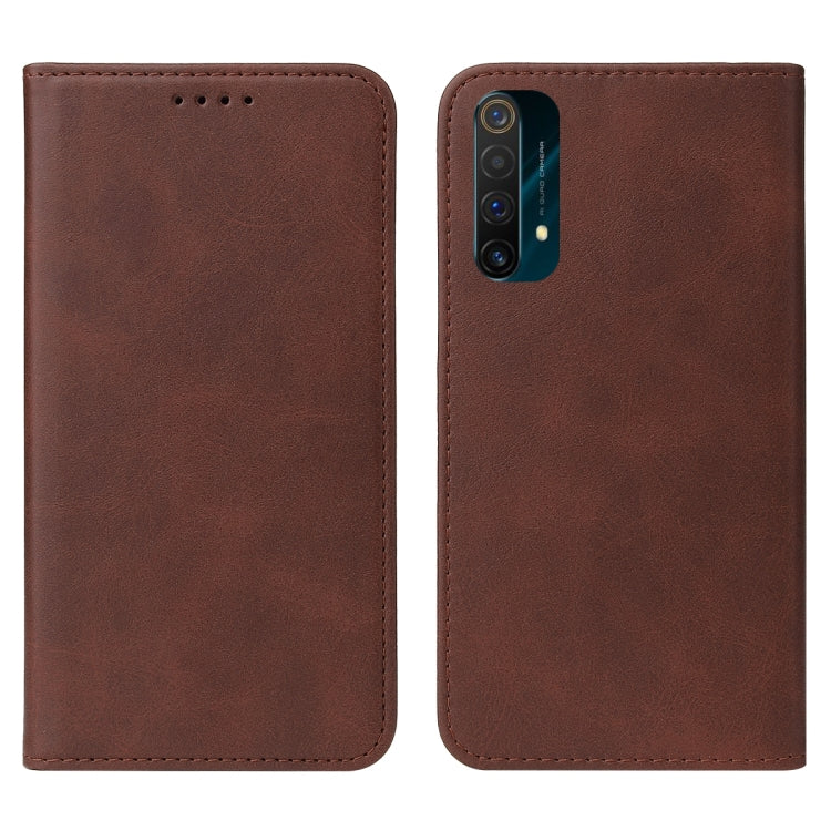 For Realme X50 5G Magnetic Closure Leather Phone Case