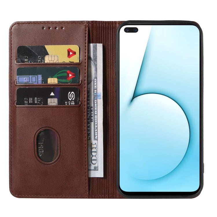 For Realme X50 5G Magnetic Closure Leather Phone Case