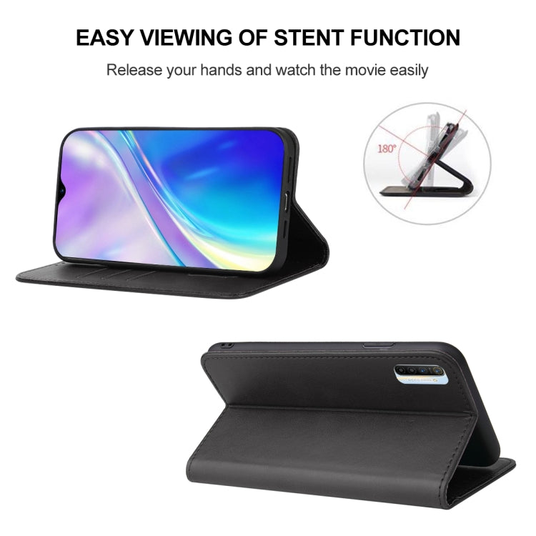 For Realme XT Magnetic Closure Leather Phone Case