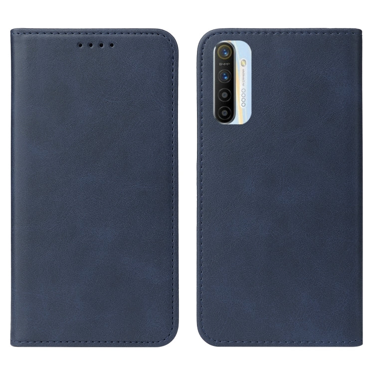 For Realme XT Magnetic Closure Leather Phone Case