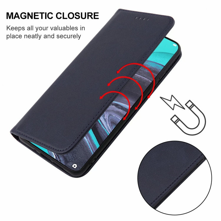 For OPPO Reno2 Magnetic Closure Leather Phone Case