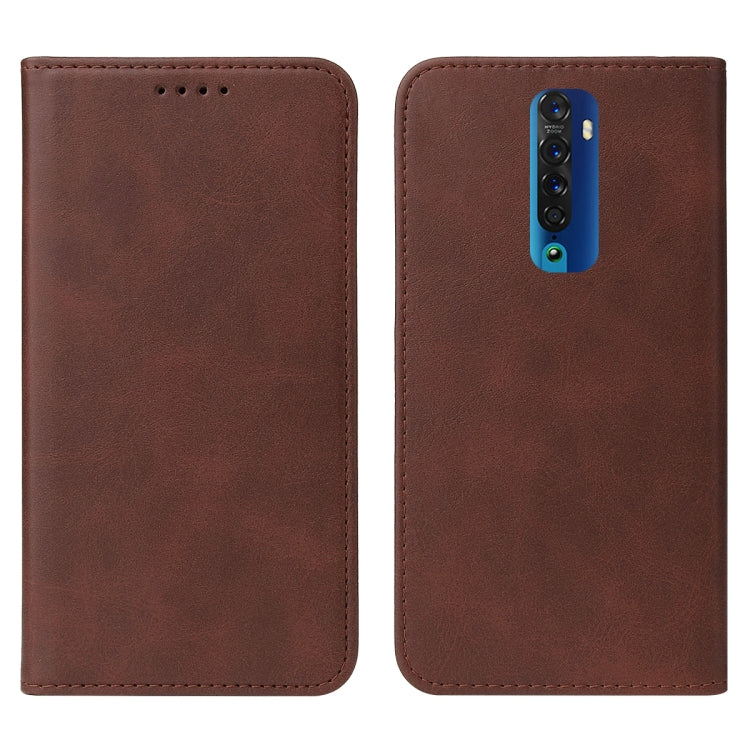 For OPPO Reno2 Magnetic Closure Leather Phone Case