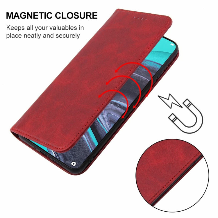 For OPPO Reno2 Magnetic Closure Leather Phone Case