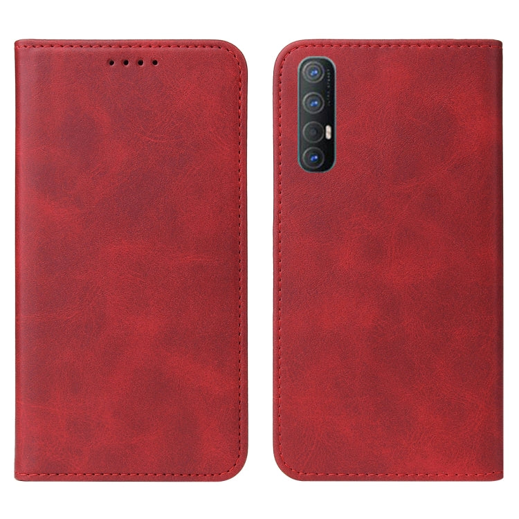 For OPPO Reno3 Magnetic Closure Leather Phone Case