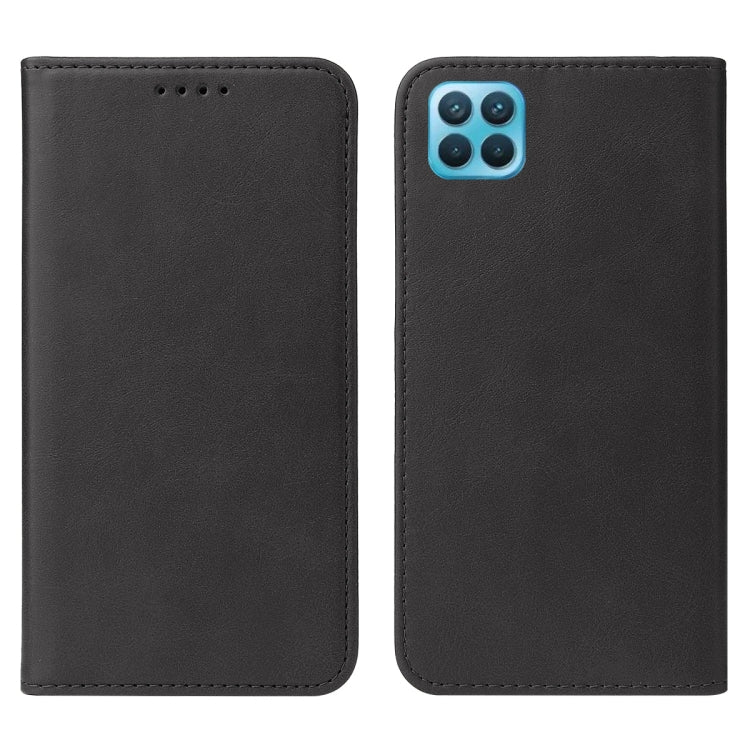 For OPPO Reno4 Lite Magnetic Closure Leather Phone Case