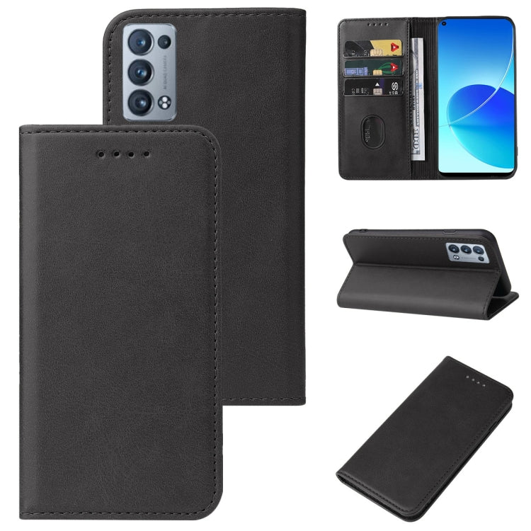 For OPPO Reno6 Pro+ 5G Magnetic Closure Leather Phone Case