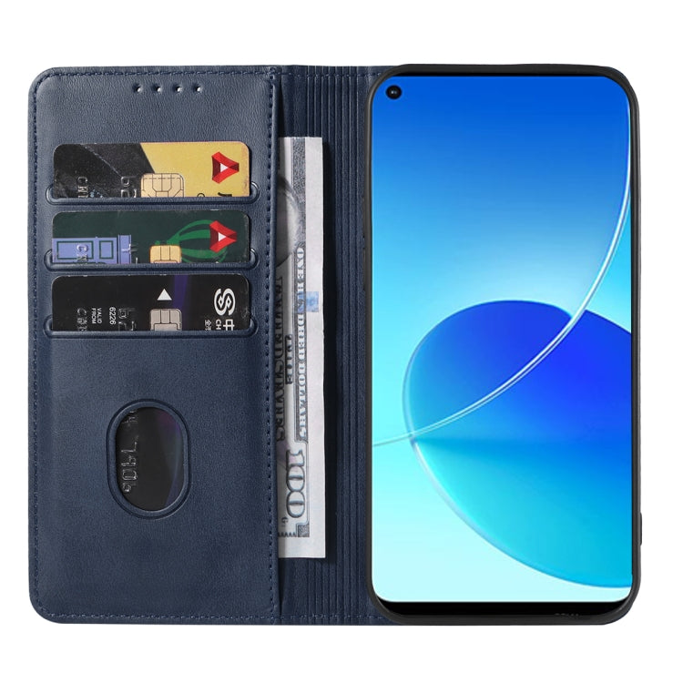 For OPPO Reno6 Pro+ 5G Magnetic Closure Leather Phone Case